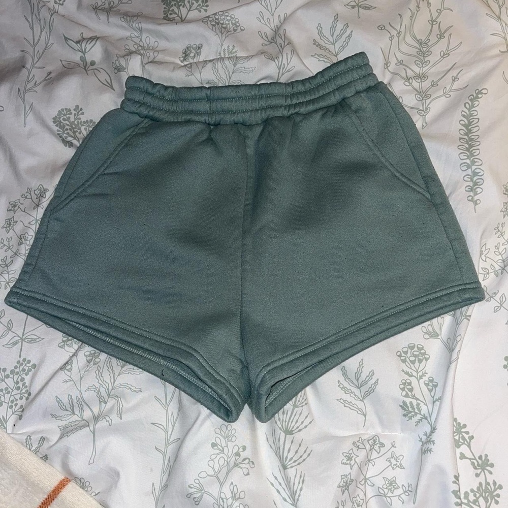 Seafoam green Shein shorts